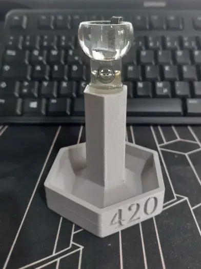 bong kafa tutucu çanak kulp destek 18 8mm 3d modeller indir creality bulut 3D print model - Mito3D