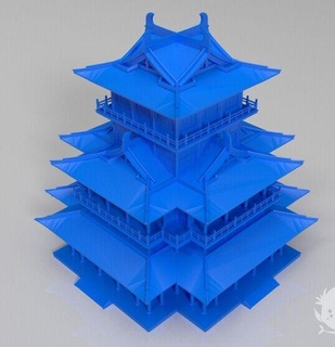 livre écriture historique bâtiments 3d print model - Mito3D