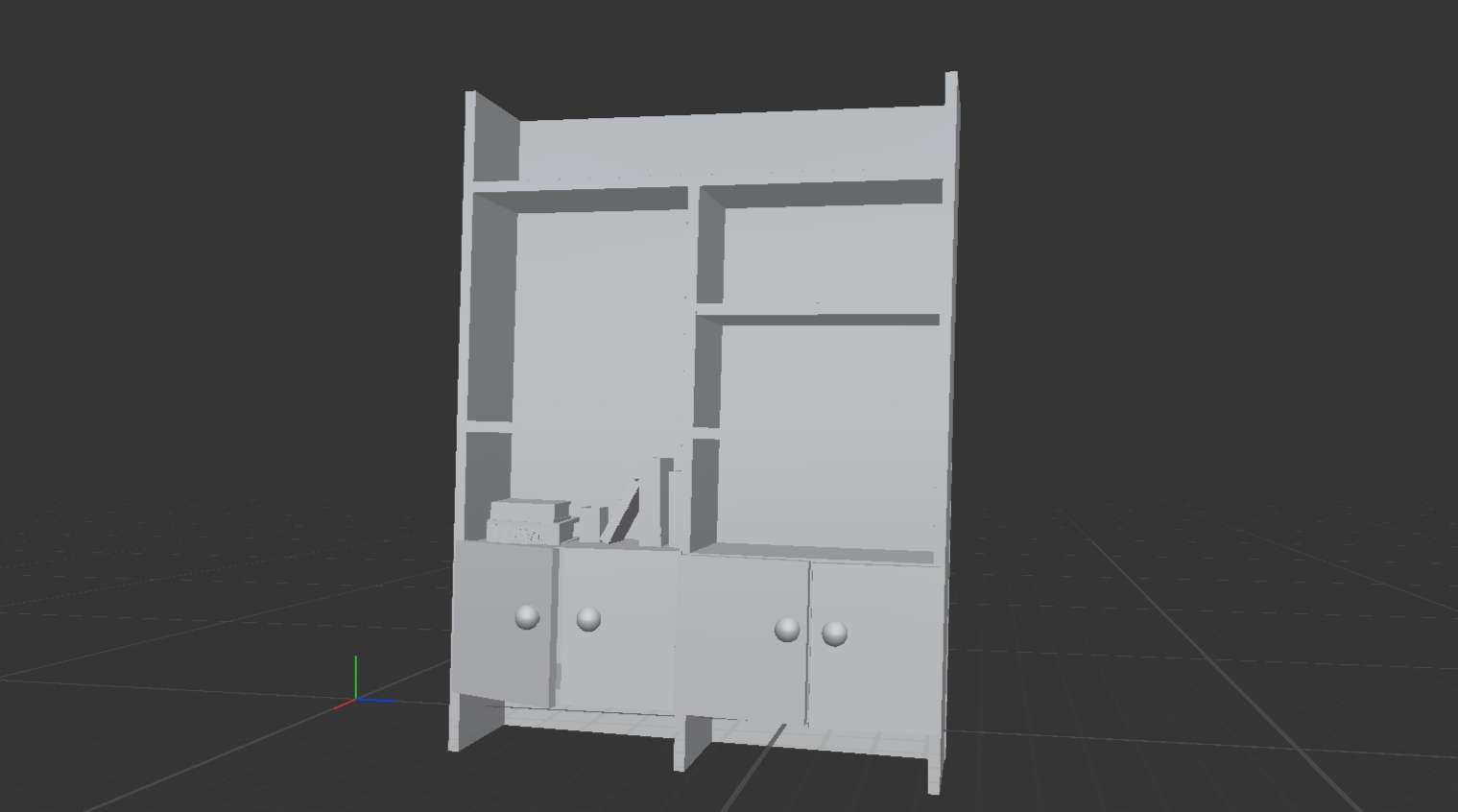 book shelf Household 3D print model - Mito3D