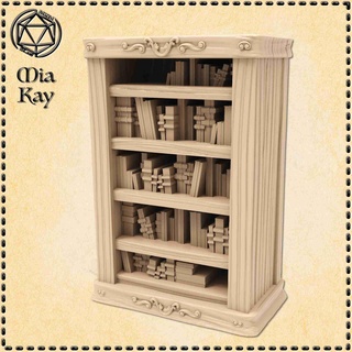 estantes livros personagens 3d print model - Mito3D