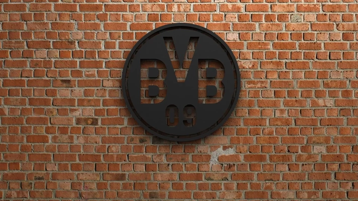 borussia dortmund logo 3d modelle download realität wolke 3d print model - Mito3D