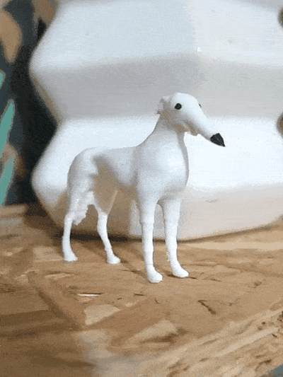 borzoi perro memes 3d modelos descargar crealidad nube animales 3d print model - Mito3D