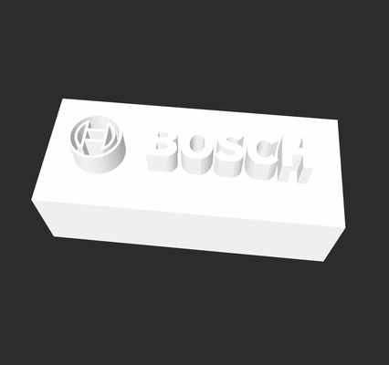 bosch logo 3d modelle download realität wolke 3d print model - Mito3D