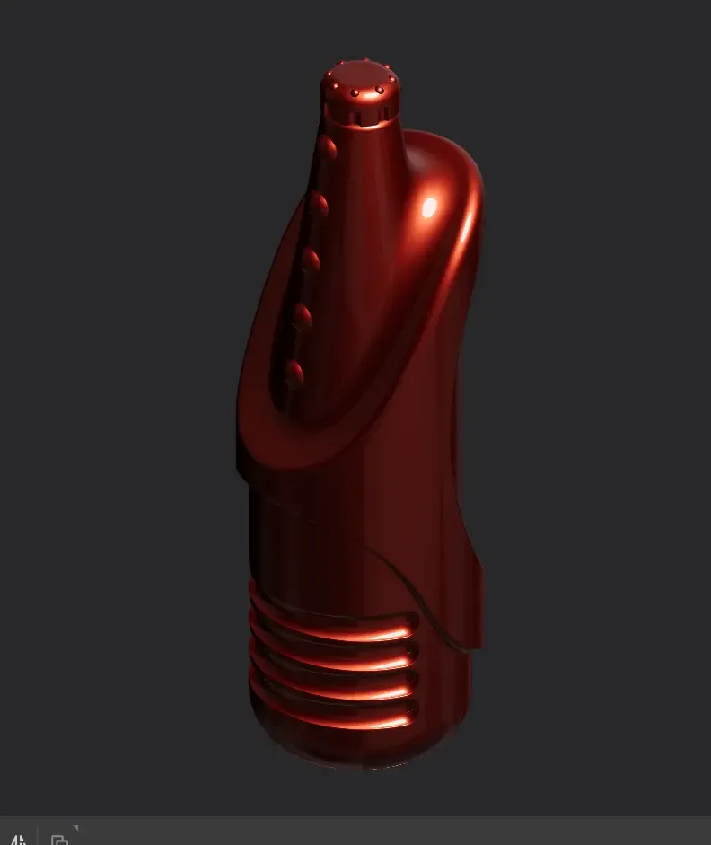 botella diseño 3d modelos descargar crealidad nube 3D print model - Mito3D