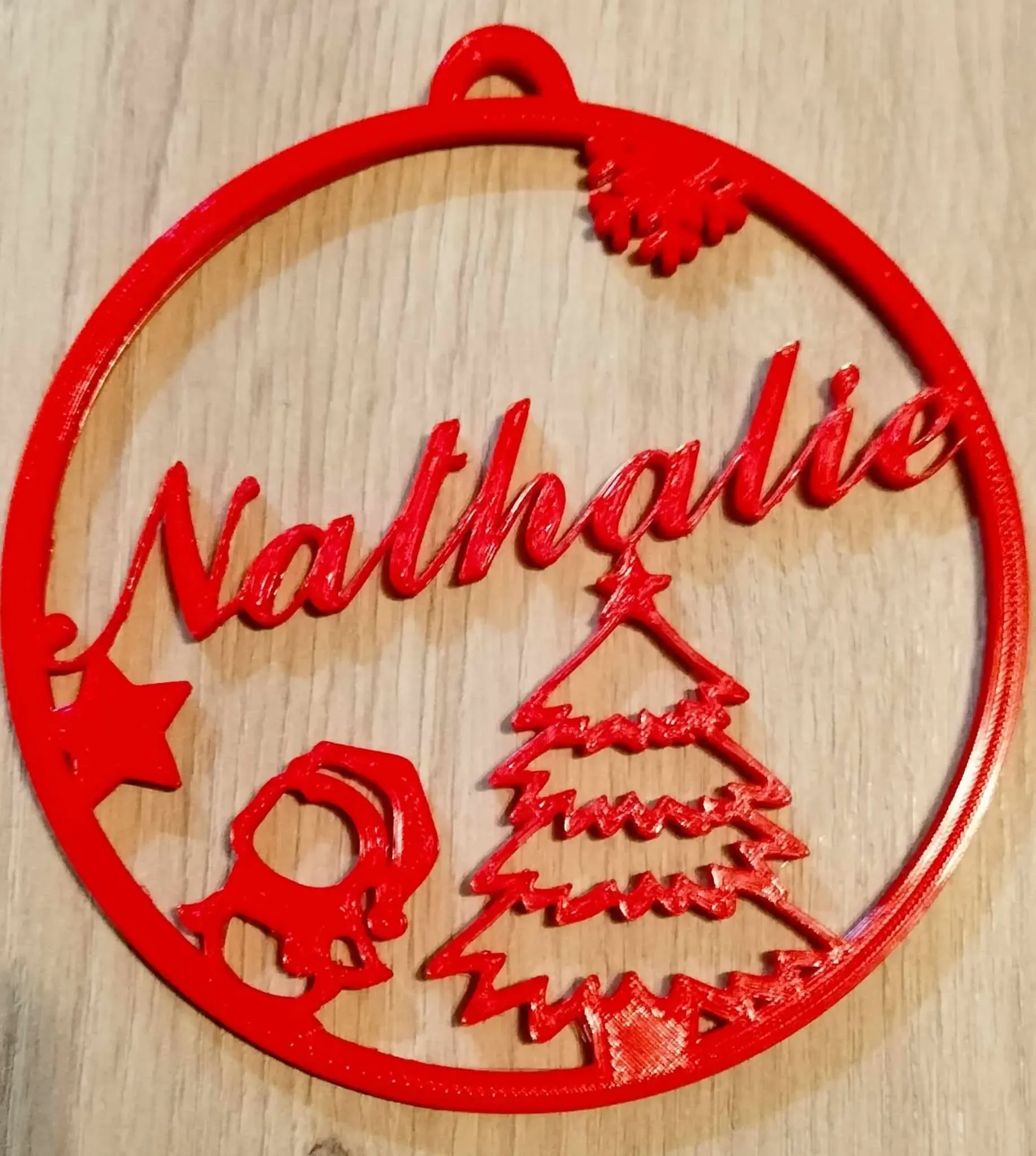 boule noel nathalie 3d modelos baixar crialidade nuvem 3D print model - Mito3D