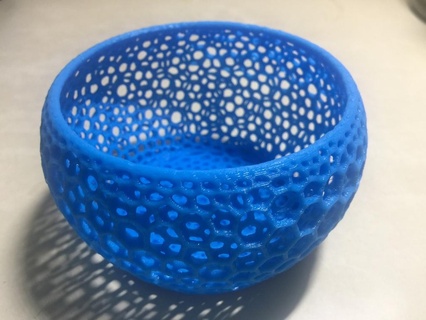 bowl shaped malla cesta 3d print model - Mito3D