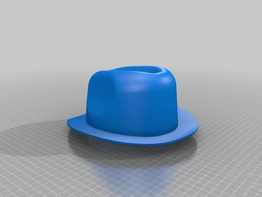 bowler hat 3d models download creality cloud 3d print model - Mito3D