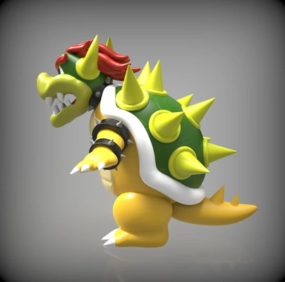 bowser 3d modelos descargar crealidad nube 3d print model - Mito3D