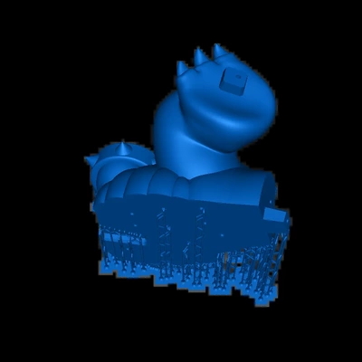 bowser cuerpo 3d modelos descargar crealidad nube 3d print model - Mito3D