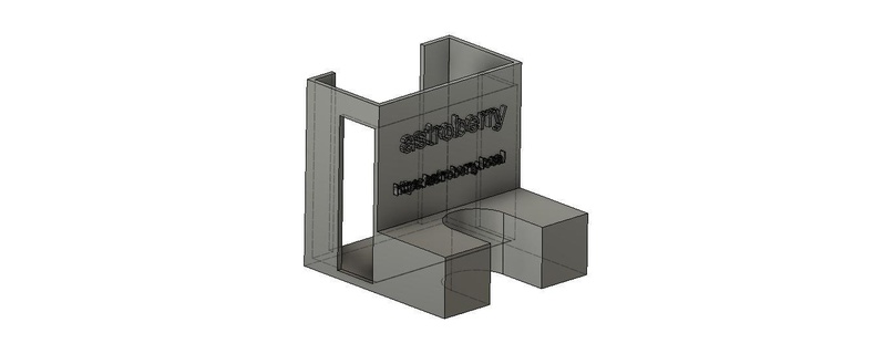 box holder raspberrypi4 mount tripod leg Others 3d print model - Mito3D