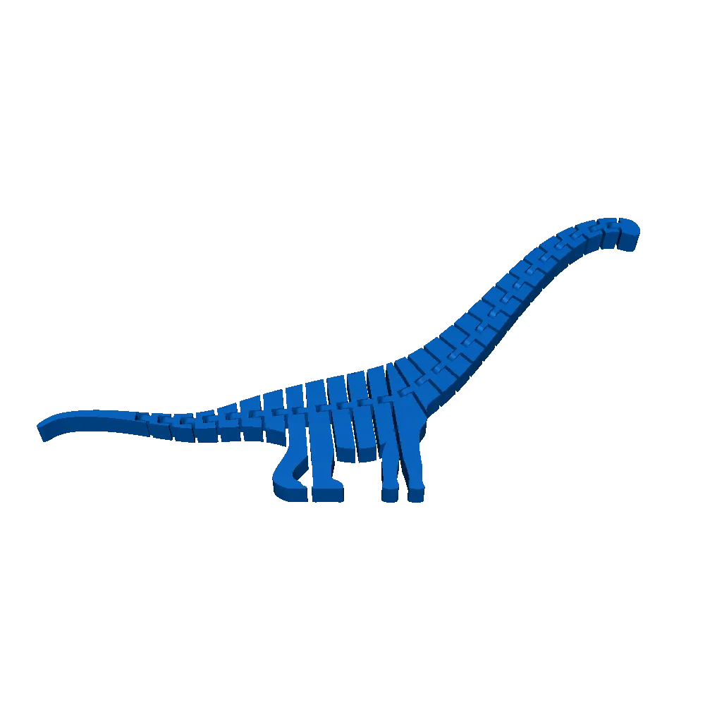 brachiosaurus 3d modelli scarica creality nube 3D print model - Mito3D