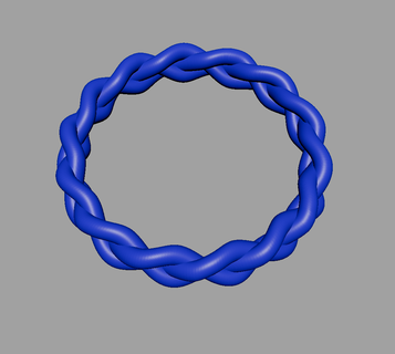 braided ring Others 3d print model - Mito3D