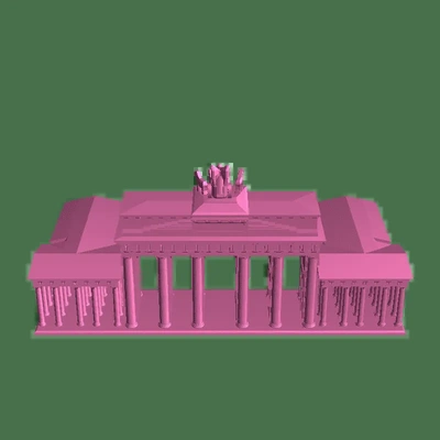 brandenburg gate 3d models download creality cloud 3d print model - Mito3D