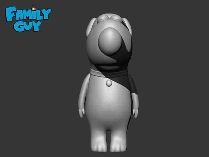 brian griffin family guy 3d print model models download creality cloud Fictional Characters 3d print model - Mito3D