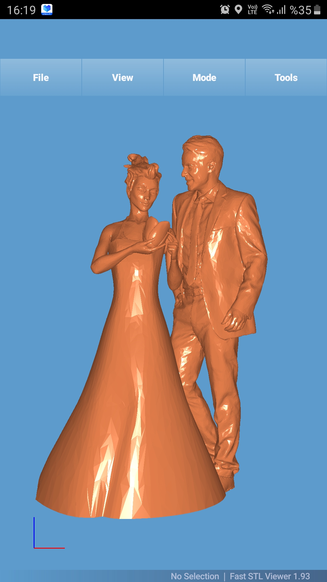 bride groom Men 3D print model - Mito3D