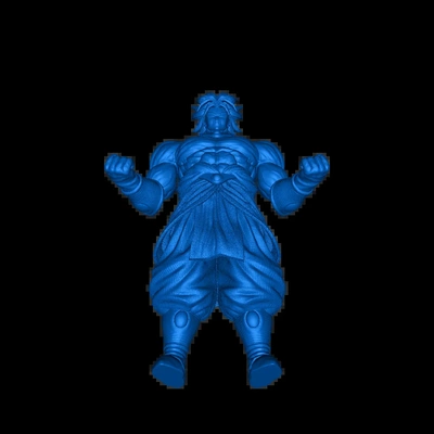 broly 3d models download creality cloud 3d print model - Mito3D