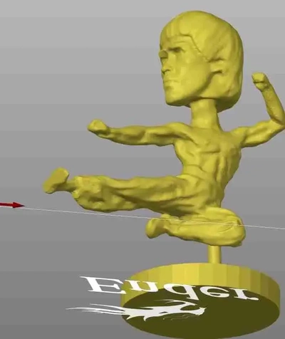 bruce lee 3d modelos baixar crialidade nuvem 3d print model - Mito3D