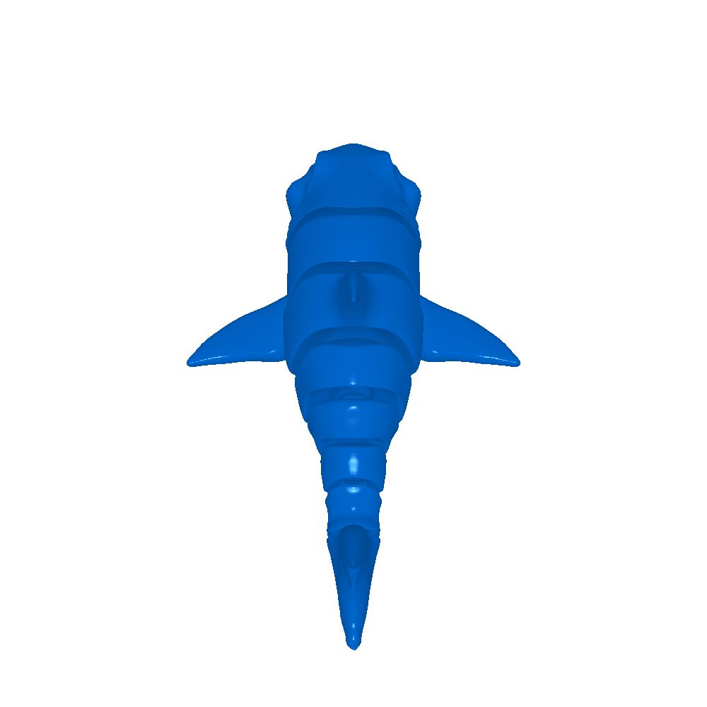 bruce tiburón animales 3D print model - Mito3D