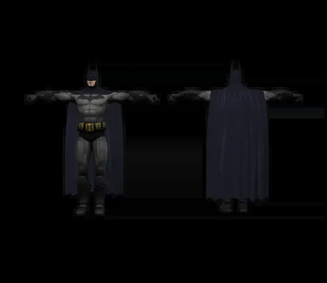 bruce wayne batman arkham ciudad 3d modelos descargar crealidad nube 3d print model - Mito3D