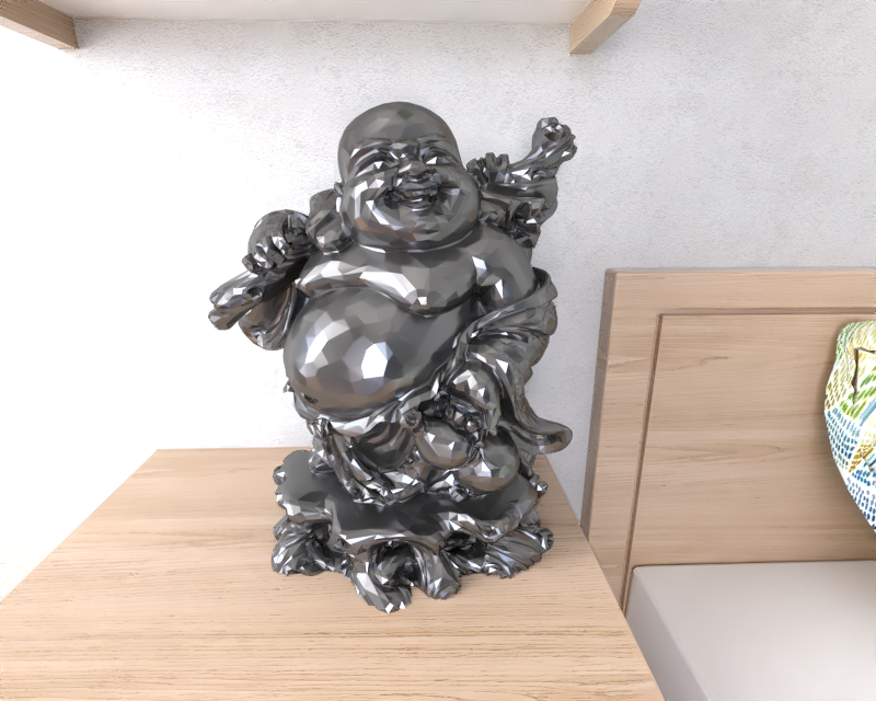 buda scultura religione 3D print model - Mito3D