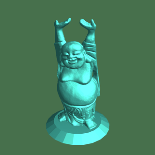 Budda ficticio caracteres 3d print model - Mito3D