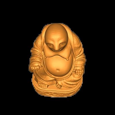 budda bicho preguiça 3d modelos baixar crialidade nuvem 3d print model - Mito3D