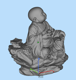 Budda religión 3d print model - Mito3D
