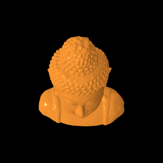 Bouddha tête sculptures culturel reliques 3d print model - Mito3D