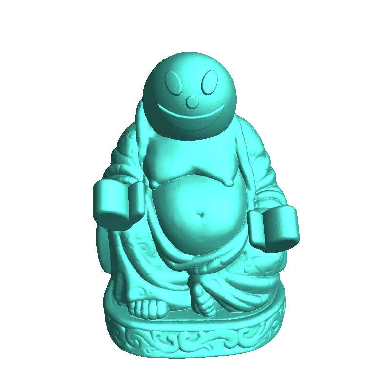 buddha pupazzo neve 3d modelli scarica creality nube 3D print model - Mito3D