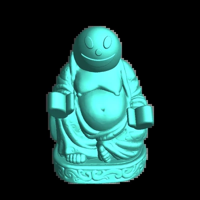 buddha pupazzo neve 3d modelli scarica creality nube 3d print model - Mito3D