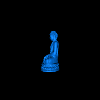 bouddha statue 3d modèles télécharger créalité nuage 3d print model - Mito3D