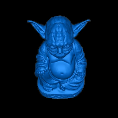 buddha yoda 3d modelle download realität wolke 3d print model - Mito3D