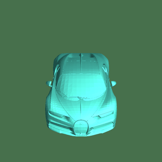 bugatti Veyron corps Berlines 3d print model - Mito3D