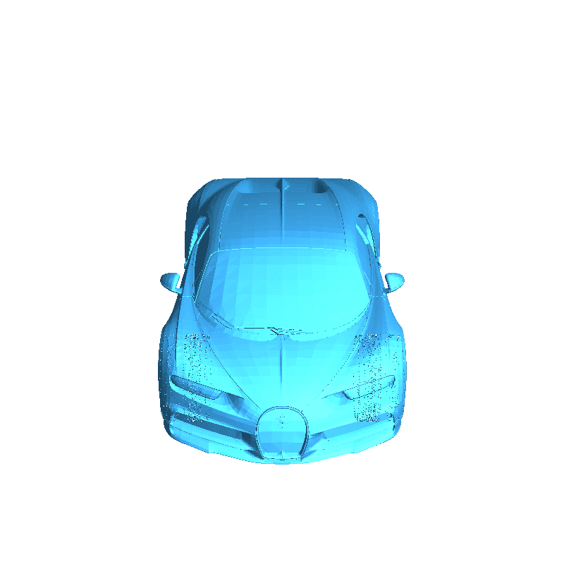 bugatti Veyron Achevée modelo Berlines 3D print model - Mito3D