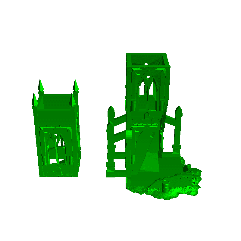 edifícios histórico 3D print model - Mito3D