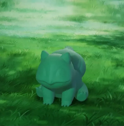 bulbasaur 3d modelle download realität wolke 3d print model - Mito3D