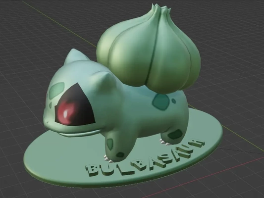 bulbasaur 3d statua modelli scarica creality nube 3d print model - Mito3D