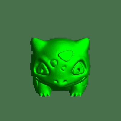 bulbasaur fiori 3d modelli scarica creality nube 3d print model - Mito3D