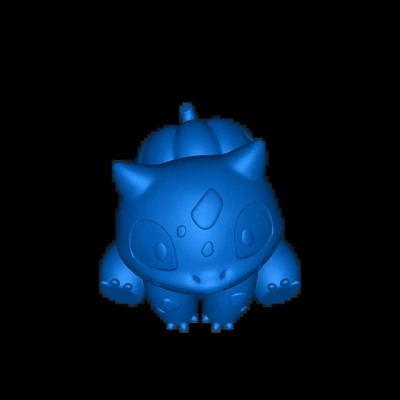 bulbasaur halloween 3d modelli scarica creality nube 3d print model - Mito3D