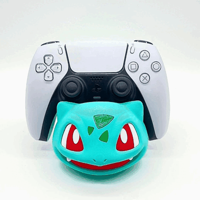 bulbasaur palanca mando soporte pokemon 3d modelos descargar crealidad nube ficticio caracteres 3d print model - Mito3D