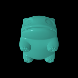 bulbasaur planter Characters 3d print model - Mito3D