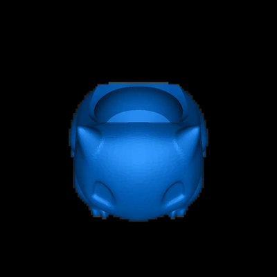 bulbasuar planter 3d models download creality cloud 3d print model - Mito3D