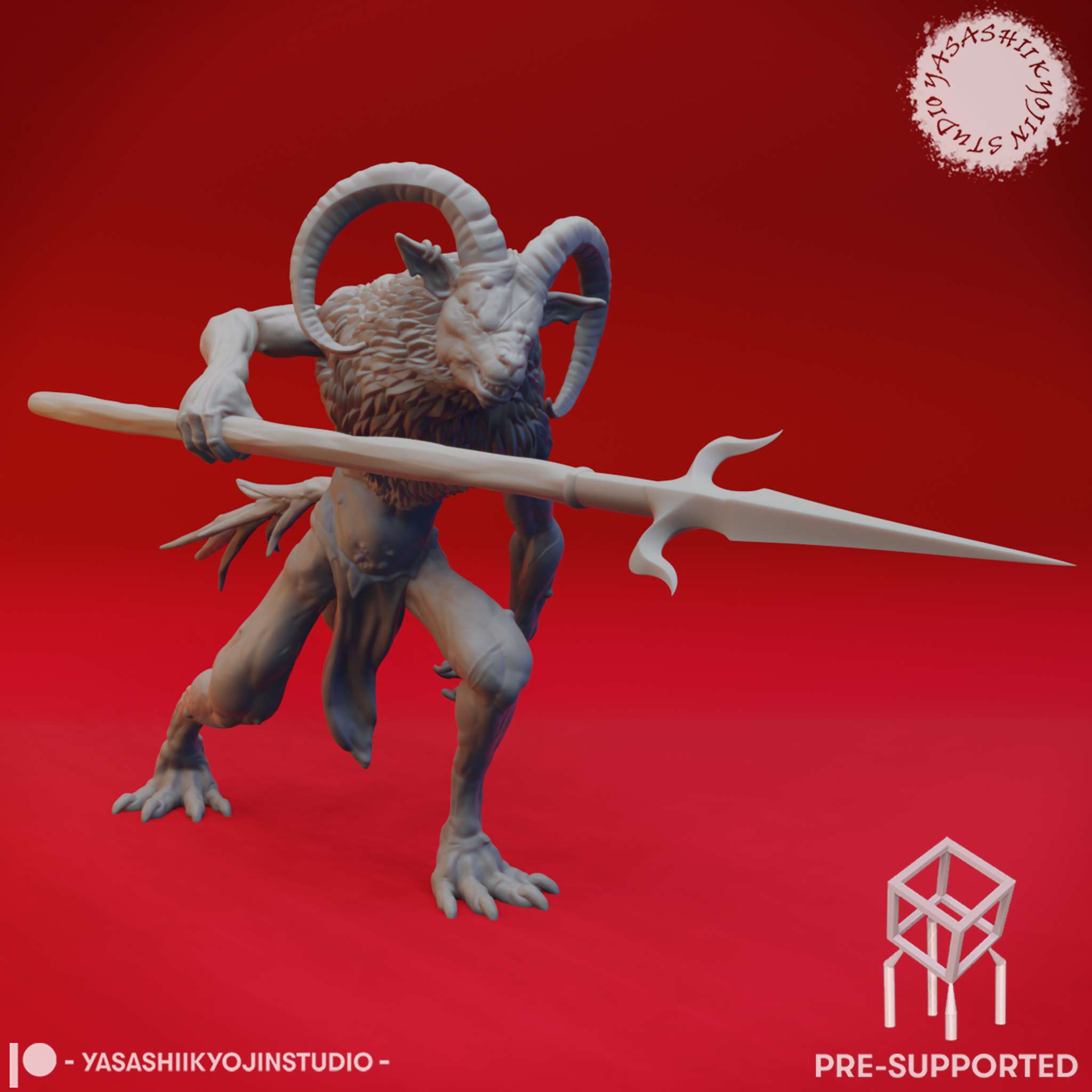 bulezau - tabletop miniature pre-supported Characters 3D print model - Mito3D