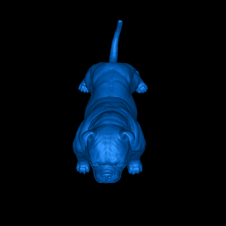 bulldog Animals 3d print model - Mito3D