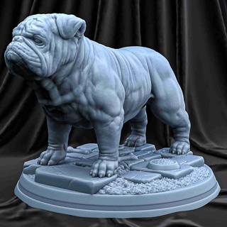bulldog 3d models download creality cloud Mammal 3d print model - Mito3D