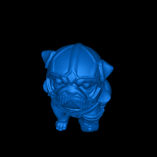 buldogue Thanos ficcional personagens 3d print model - Mito3D