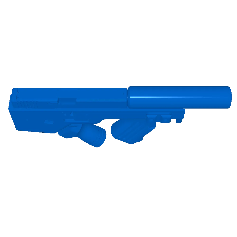 bullpup 3d modelli scarica creality nube 3D print model - Mito3D