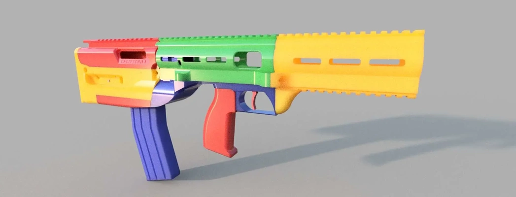 bullpup ar22 3d modelli scarica creality nube 3d print model - Mito3D