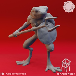 intimidateur table miniature pre supported personnages 3d print model - Mito3D