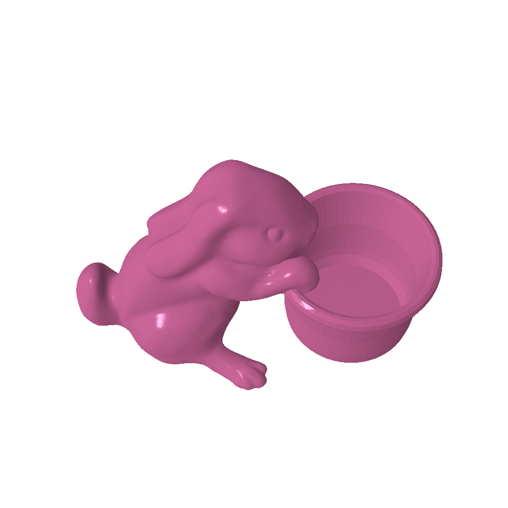 lapin animaux 3D print model - Mito3D